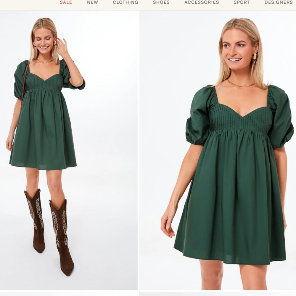 NWT - TUCKERNUCK - Puff Sleeve Sasha Mini Dress - XL